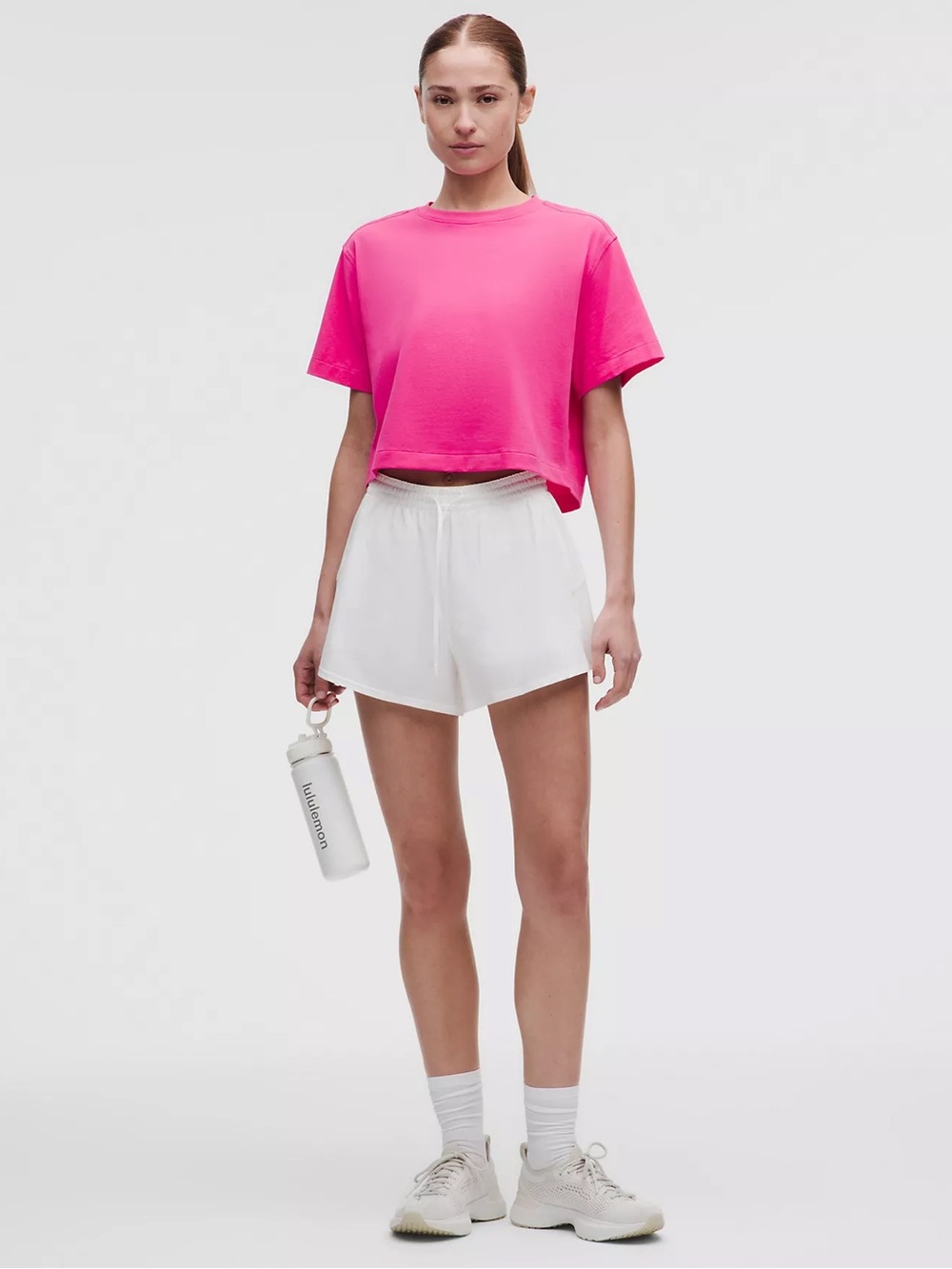 Lululemon All Yours Organic Cotton Cropped T-Shirt